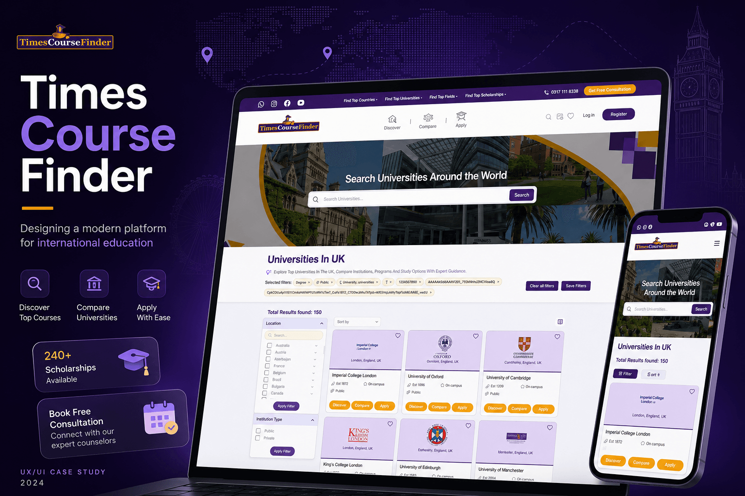 Times Course Finder (TCF) - Case Study